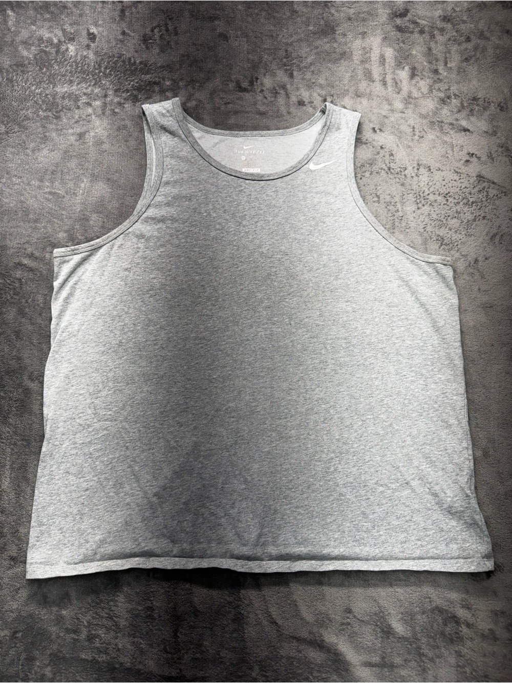 Dri-fit Nike Light Gray Men’s Athletic Tank Top